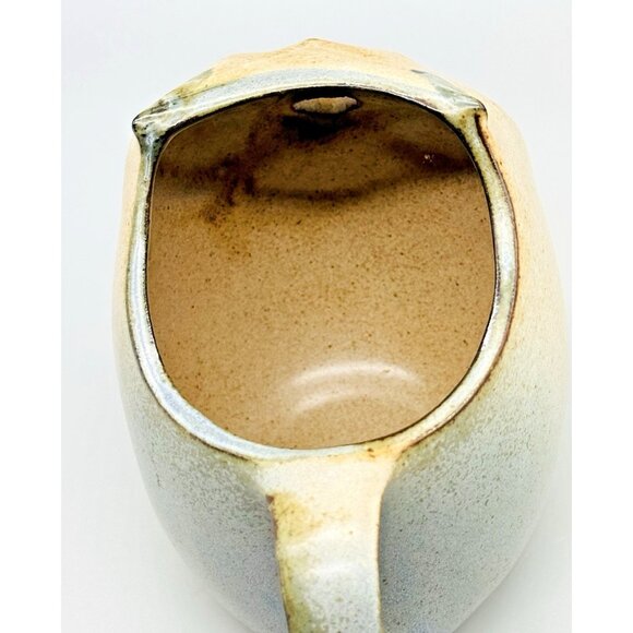 Japan Stoneware Owl Creamer Pitcher UCTCI 4.5 inch Stoneware Vintage 1960s - Picture 5 of 9